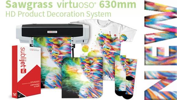 Sawgrass Bundle VJ628 + Extra Ink + Sublicotton Roll + Stand + Take up Reel (Complete Solution) - www.allprintheads.com