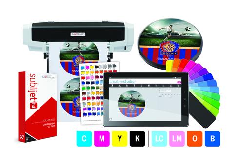 Sawgrass Bundle VJ628 + Extra Ink + Sublicotton Roll + Stand + Take up Reel (Complete Solution) - www.allprintheads.com