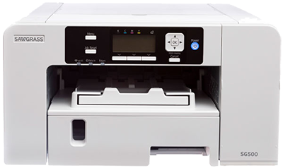 Sawgrass Virtuoso SG500 Sublimation Printer + Sublicotton Paper (Light) + Starter ink Kit - www.allprintheads.com